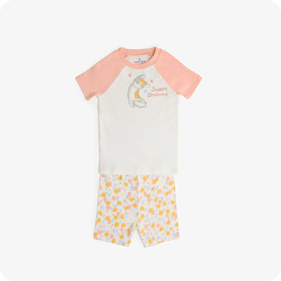 Calico Cat Shorties Pajamas - Calico Cat Dreamy Pajamas