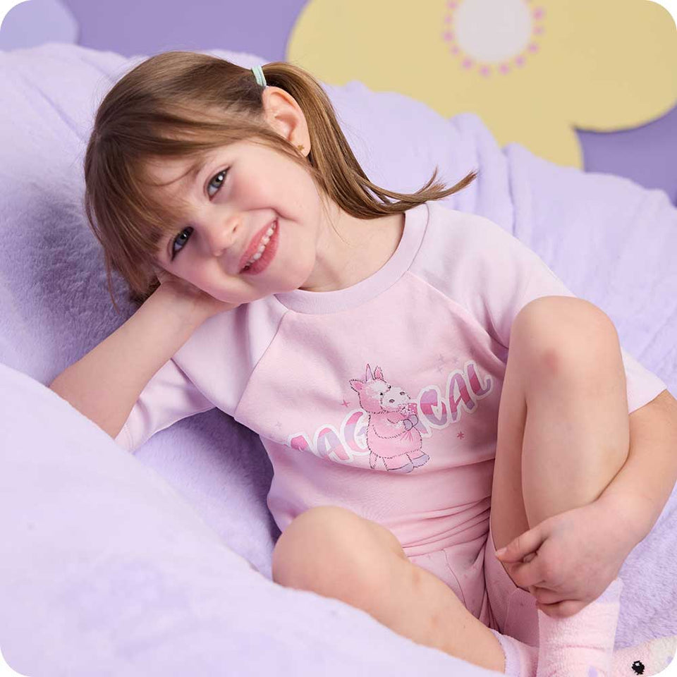 Unicorn Shorties Pajamas - Unicorn Cozy Sleepwear
